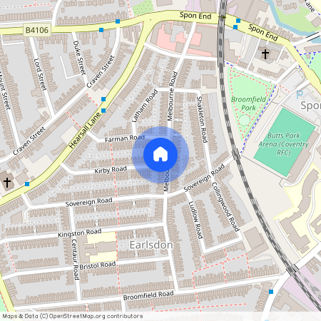 Melbourne Road, Earlsdon, CV5