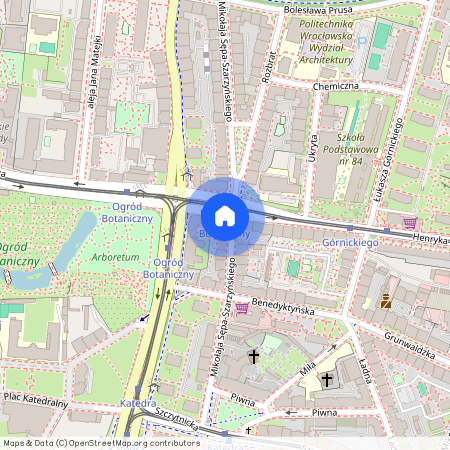 ul. Mikołaja Sępa-Szarzyńskiego, Plac Grunwaldzki, Śródmieście, Wrocław, dolnośląskie