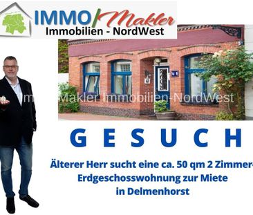 Sympathischer Rentner sucht eine 45-50 m² EG-Wohnung, Barrierefrei. - Foto 1