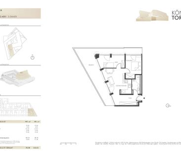 Moderne Dreizimmerwohnung mit umlaufenden Süd-Westbalkon - Photo 3