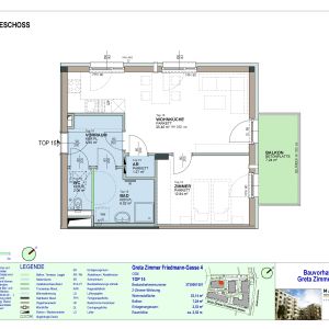 2-Zimmer-Wohnung mit Balkon, Top 15 - Foto 2