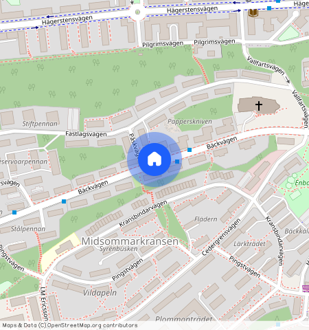 Bäckvägen, Hägersten