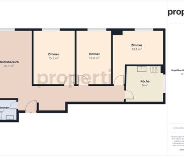 Gemütliche 4-Zimmer-Wohnung in Zwingen - Photo 5