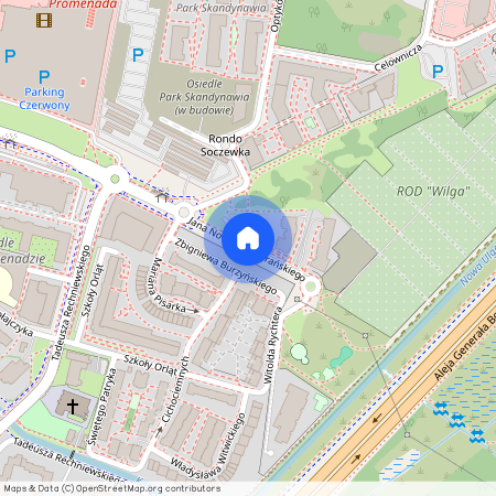 ul. Jana Nowaka-Jeziorańskiego, Gocław, Praga-Południe, Warszawa, mazowieckie