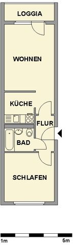 2-Raum-Wohnung mit Balkon im Chemnitzer Süden - Foto 5