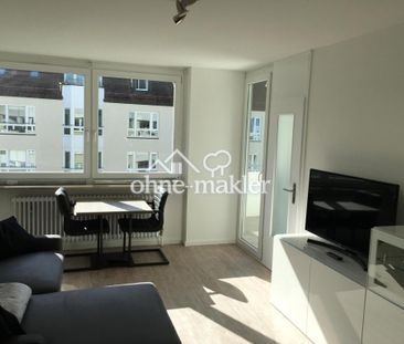 Sanierte, möblierte 1-Zimmer-Wohnung mit EBK, Balkon und TG-Stellpl... - Foto 1