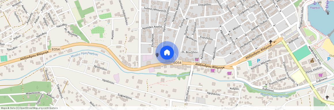 Ειρήνης 1, 190 09 Ραφήνα, Κέντρο (Ραφήνα)