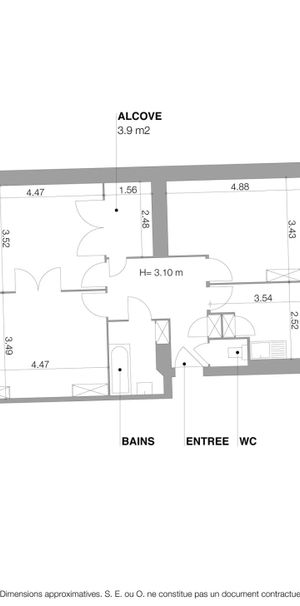 4 Zimmer, 74 m², 3. Stock - Photo 1