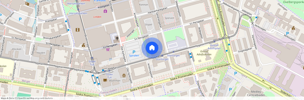 S:t Persgatan 130 B, Centrala Staden