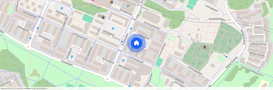 Sotingeplan, Spånga