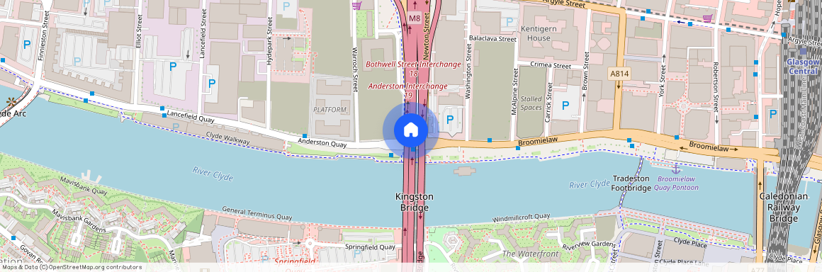 2-Bedroom Tower View Apartment at Glasgow, Anderston Quay G3