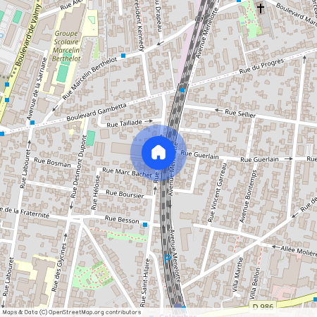 Rue Saint-Hilaire, Francja, Colombes