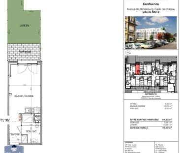 Appartement à louer 1 pièce 24.63m² - Photo 1