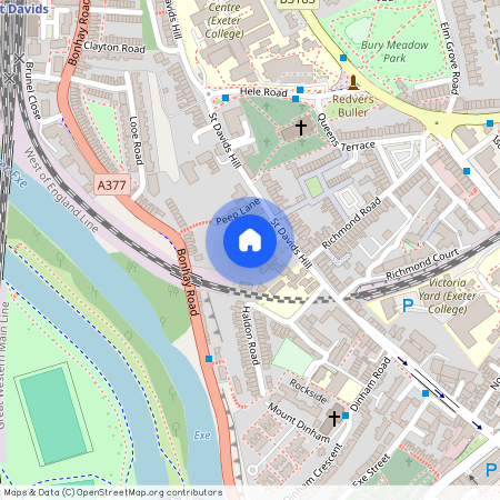 St Davids Hill, St Davids, Exeter, EX4