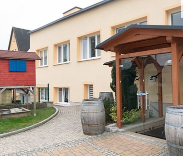 Altersgerechte Wohnung in Thum-Jahnsbach - komplett möbliert - Fahrstuhl - Garten!! - Foto 1