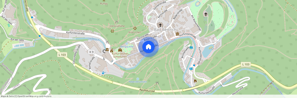 Kurfürstenstr. 53 Tel.: 02674 - 1476, 56864 Rheinland-Pfalz - Bad Bertrich