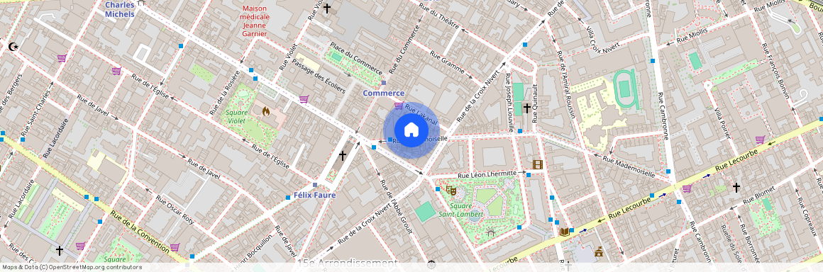 Appartement à louer rue Mademoiselle, Paris 15ème