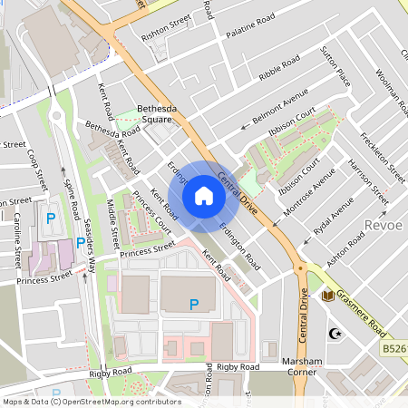 Erdington Road, Blackpool FY1