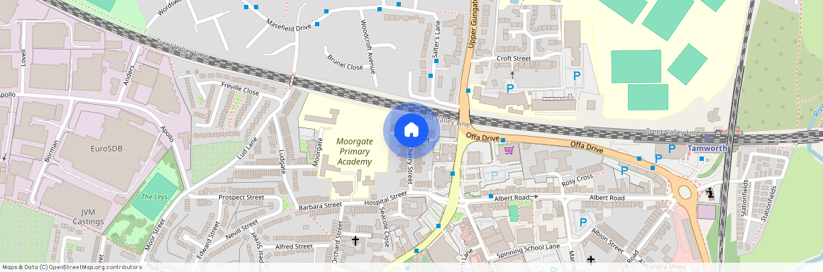 Cross Street, Tamworth, Staffordshire, B79