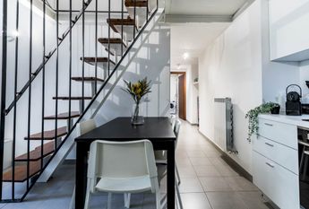 Cozy and intimate studio loft in Via Cadore