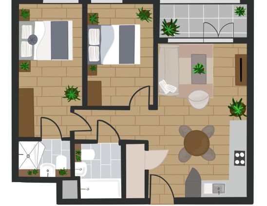 Apartment Type B3L Atlantic Night - Photo 1