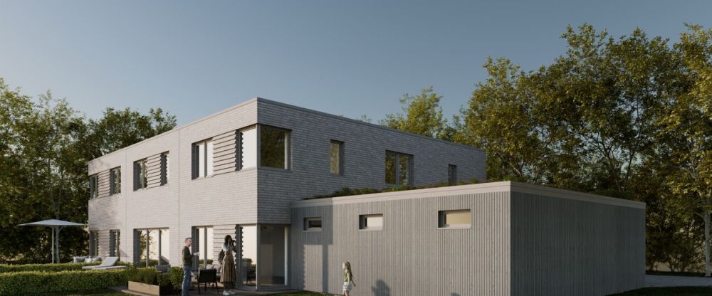 Modernes Wohnen im Neubau – 5-Zimmer-Einheit mit Terrasse & Carport - Photo 1