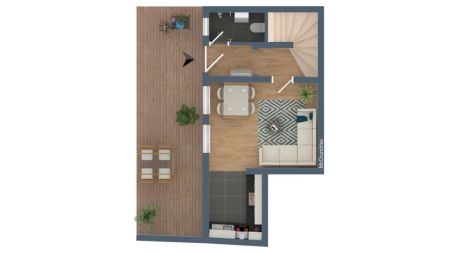 Möblierte 1-Zimmer-Wohnung mit eigener Terrasse! - Foto 4