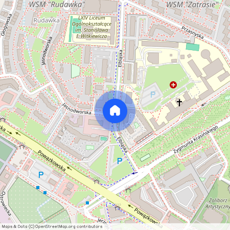 ul. Elbląska, Sady Żoliborskie, Żoliborz, Warszawa, mazowieckie