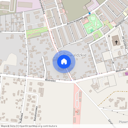 ul. Grunwaldzka, Gniezno, gnieźnieński, wielkopolskie