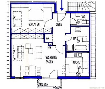 2 Zi. DG-Wohnung in einem Gemeindeteil von Zirndorf - Foto 1