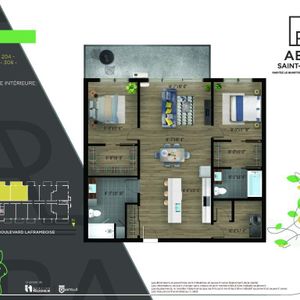 Aera St-Thomas Condo 4 1/2 pour 1er dec St-Hyacinthe à louer - appartement / logement - Photo 2