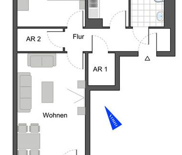 Wohnung für Paare mit WBS B für mittleres Einkommen - Photo 4