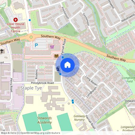 Long Banks, Harlow, CM18