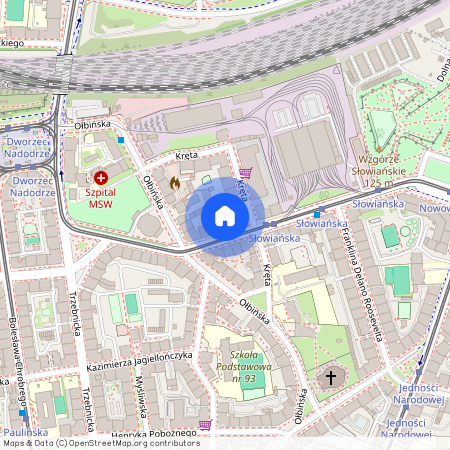 ul. Słowiańska, Nadodrze, Śródmieście, Wrocław, dolnośląskie