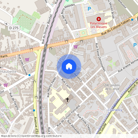2 RUE DE COURLANCY, 51100, Reims