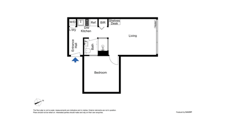 Furnished one bedroom with study: North-Facing Radiance with Commanding Views - Photo 2