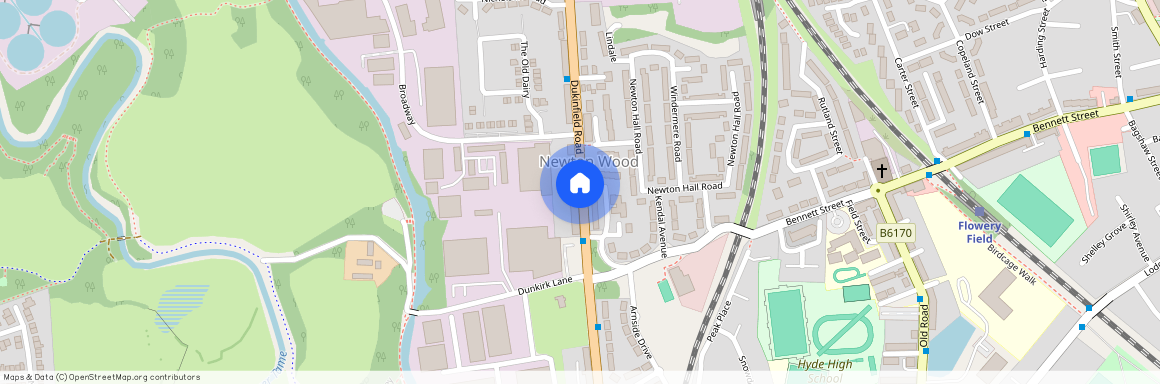 **LARGE GARDENS** Dukinfield Rd, Hyde, SK14 4QD
