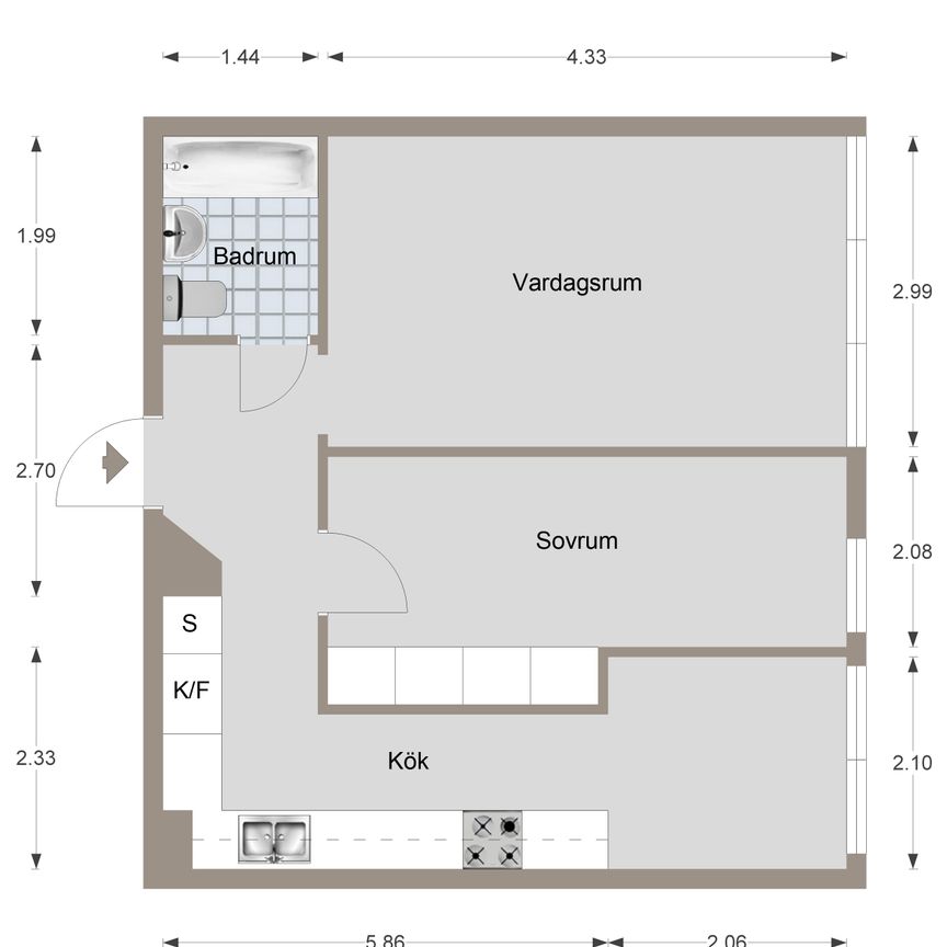 Topasgatan, Västra Frölunda - Foto 1