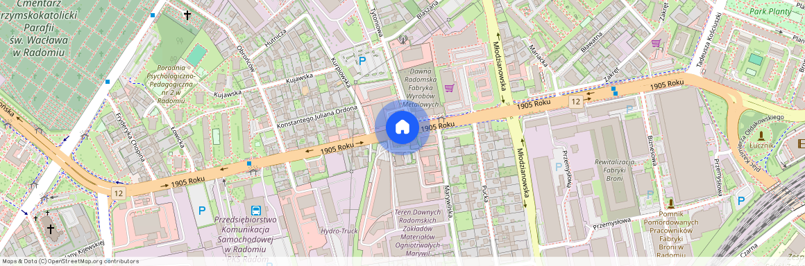 Borki, 1905 Roku, Radom