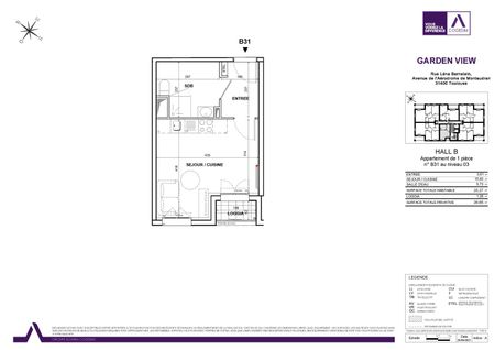location Appartement T1 DE 25.2m² À TOULOUSE - Photo 5