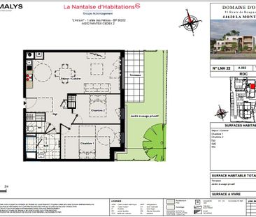 Location Appartement 3 pièces 67m² LA MONTAGNE 44620 - Photo 2