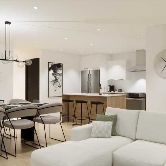 À louer – 5½ NEUF 2026 – WiFi inclus – Thermopompe – Stationnement borne EV – 1er mois gratuit – (3 Chambres) - Photo 1