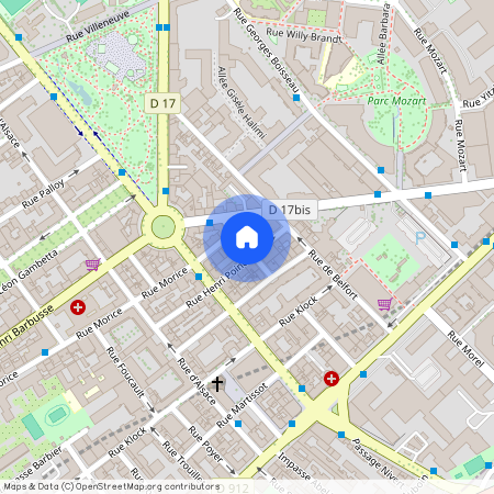 Rue Madame de Staël, Francja, Clichy