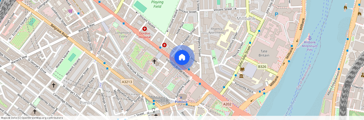 Vauxhall Bridge Road, Pimlico, SW1V
