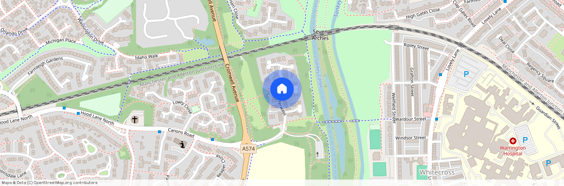 Waterways, Warrington WA5 1HA