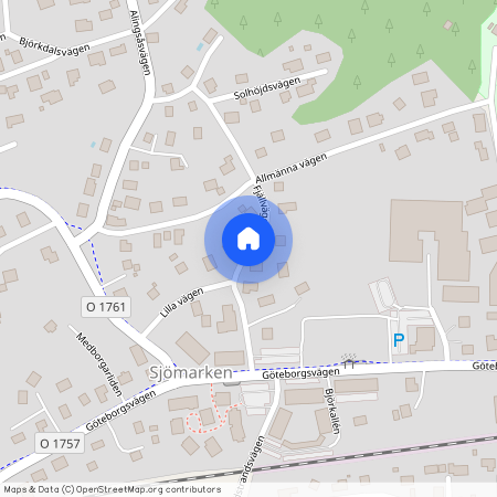 Fjällvägen, Sjömarken