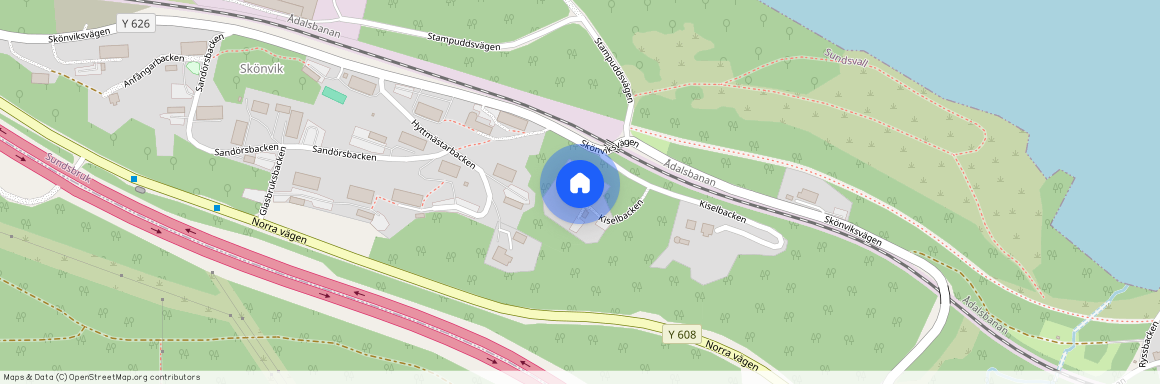 Kiselbacken, Sundsbruk