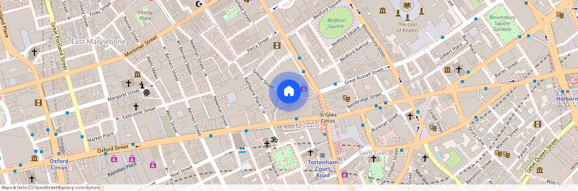 Hanway Place, Fitzrovia, London, W1T