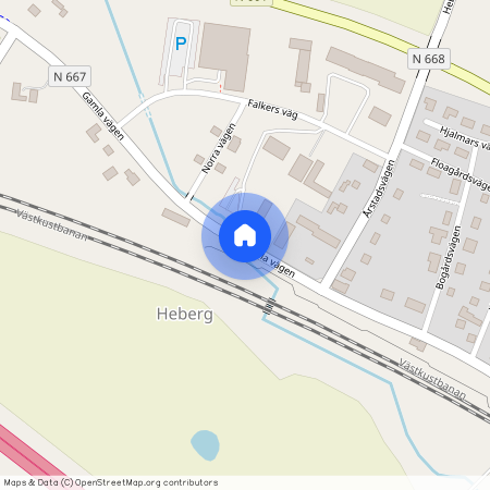 Gamla vägen, Heberg