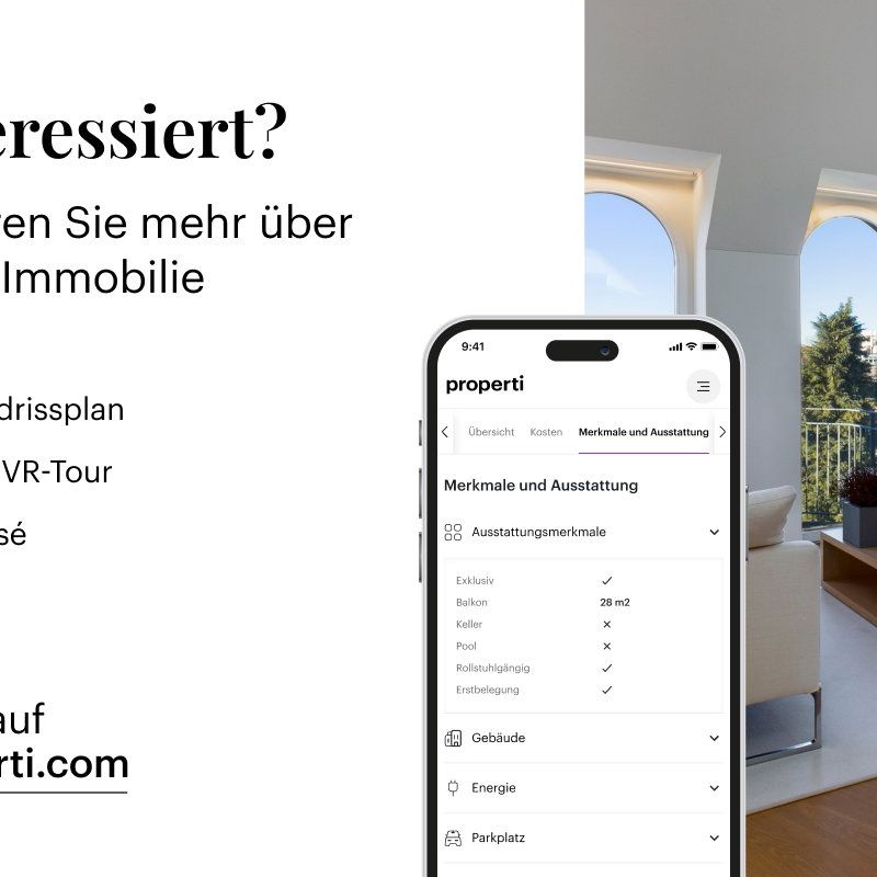 2 Zimmer, 50 m², 2. Stock - Photo 1